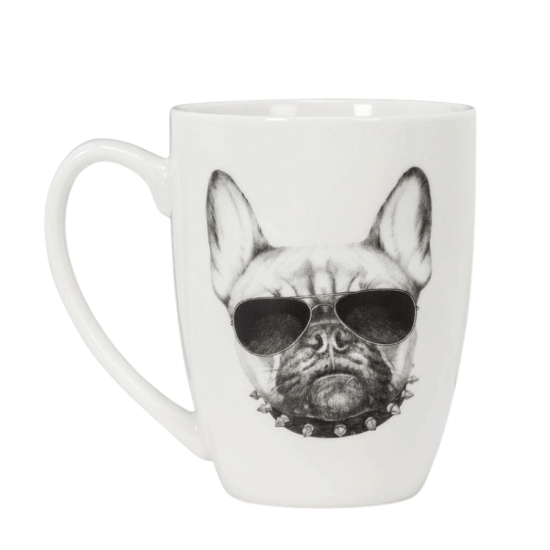 Pen & Ink Bulldog Mug