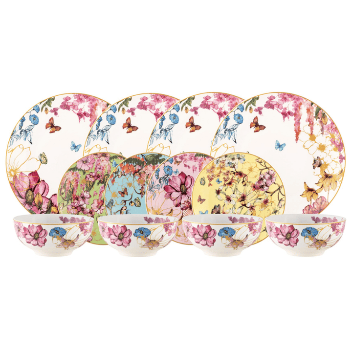 食器   Enchantment set 12-Piece Enchantment Dinnerware Set – Wyrth Home