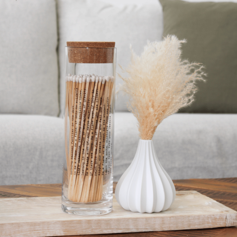 Tallo Ridged Mini Bud Vase