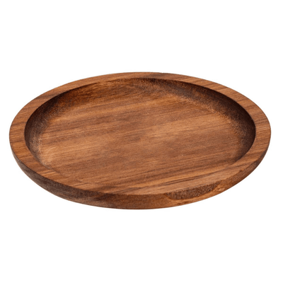 Small Acacia Wood Round Tray