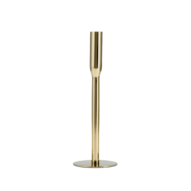 Medium Gold Laurent Candle Holder