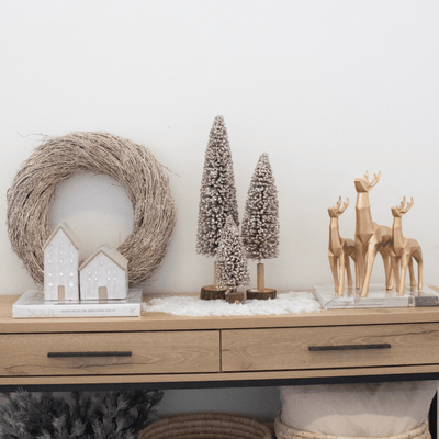 Small Champagne Shimmer Cone Tree