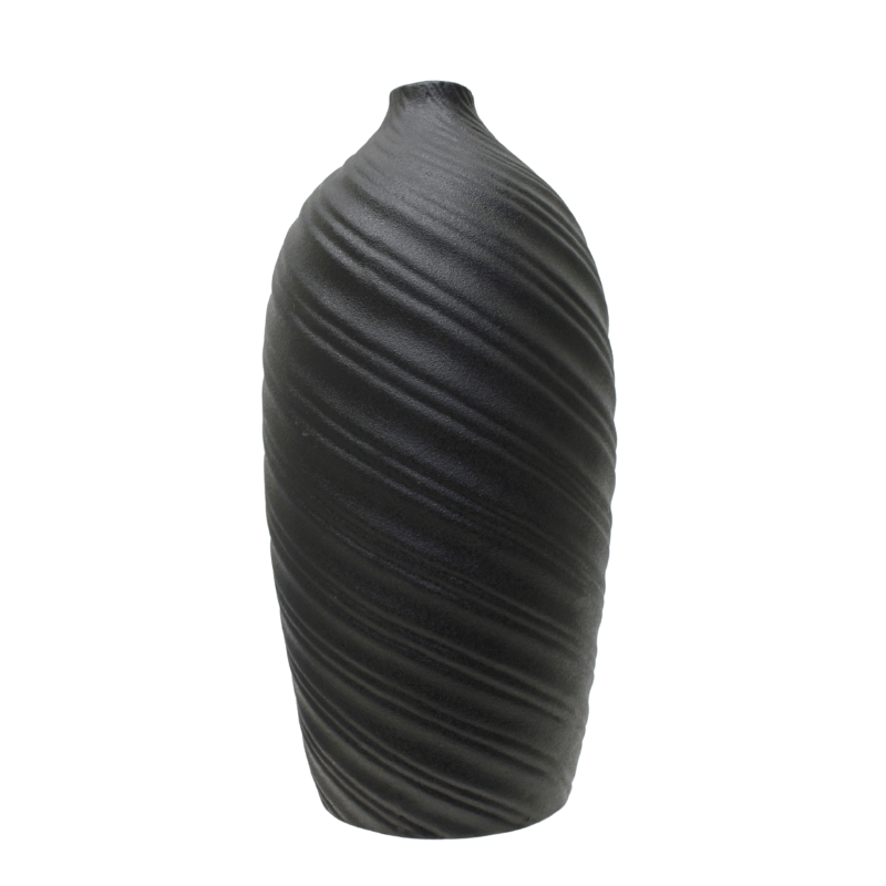 Sorelle Black Swirl Vase