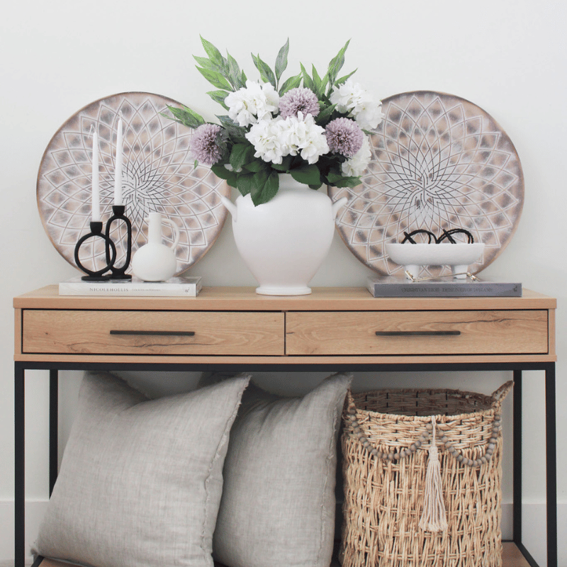 Lina Linen Pillow, Flint Gray