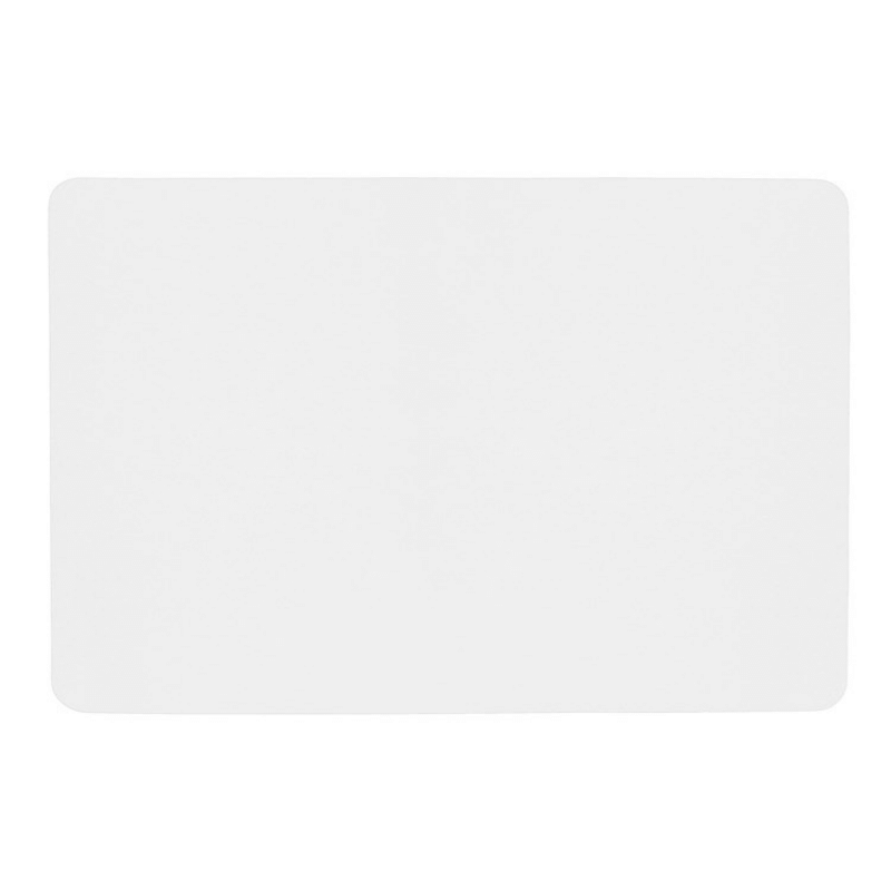 Studio Leather White Rectangle Placemat