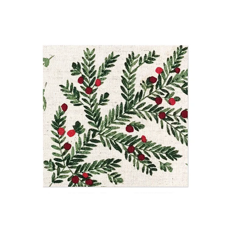 20-Piece Holly Cocktail Napkin