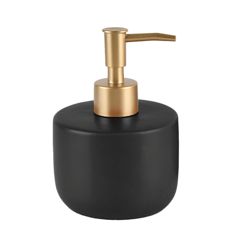 Rounded Black Soap Pump