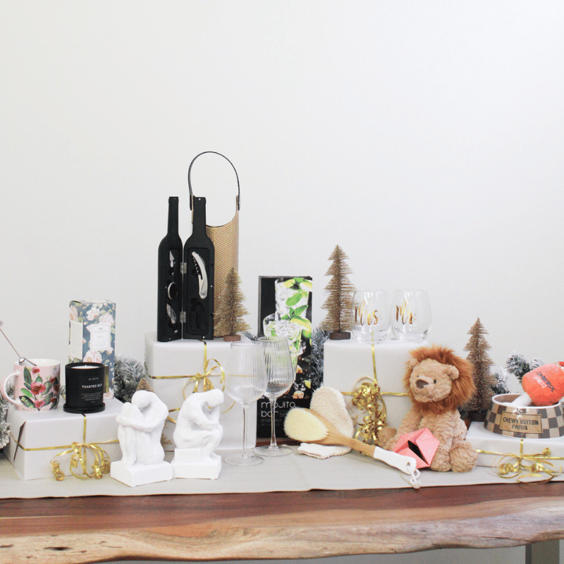 Gold Diamonds Bottle Carrier with Handle