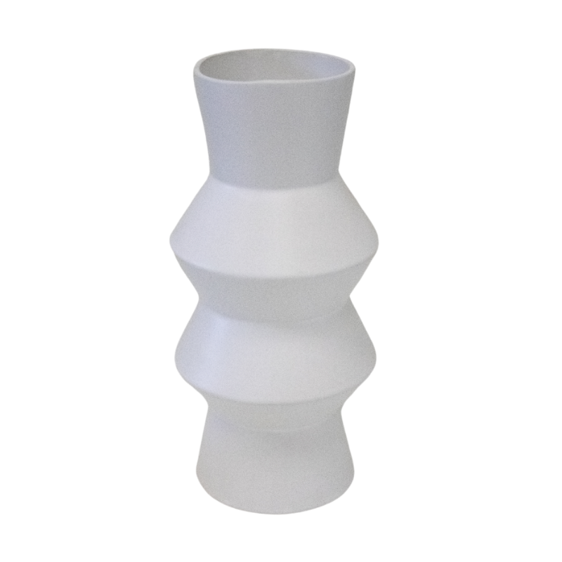 White Totem Vase