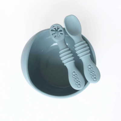 Infant Training Spoons - Dusty Teal