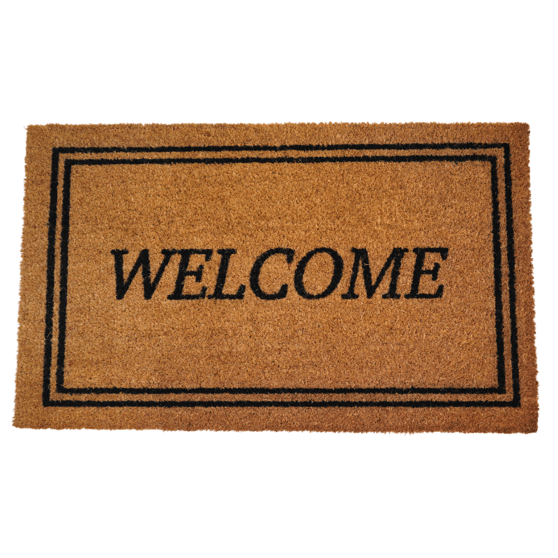 Welcome Border Doormat
