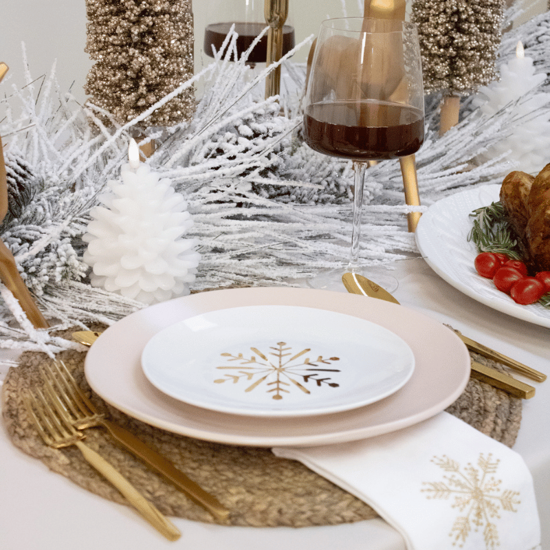 Snowed Mixed Pine Garland with Cones