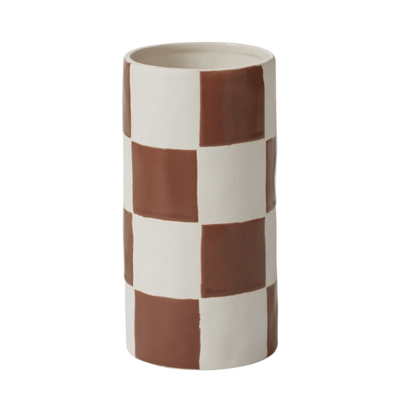 Clover Checkered Vase