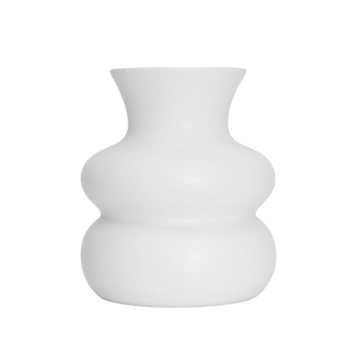 Matte White Bud Vases - Set of 4