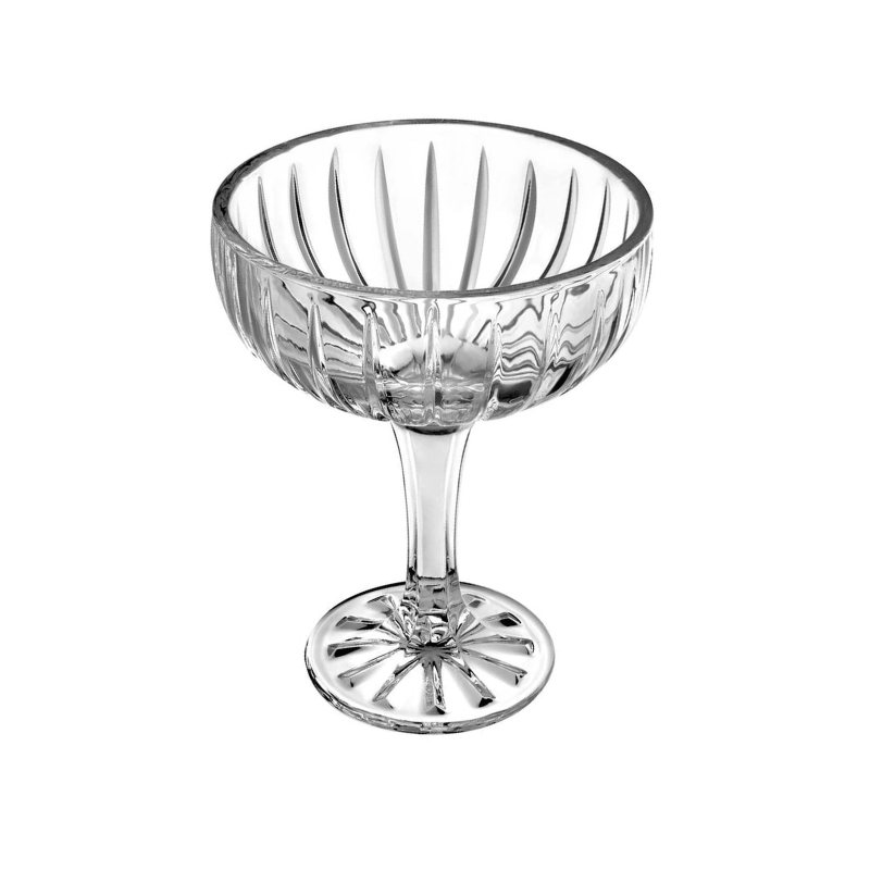 Parallel Coupe Glasses - Set of 4