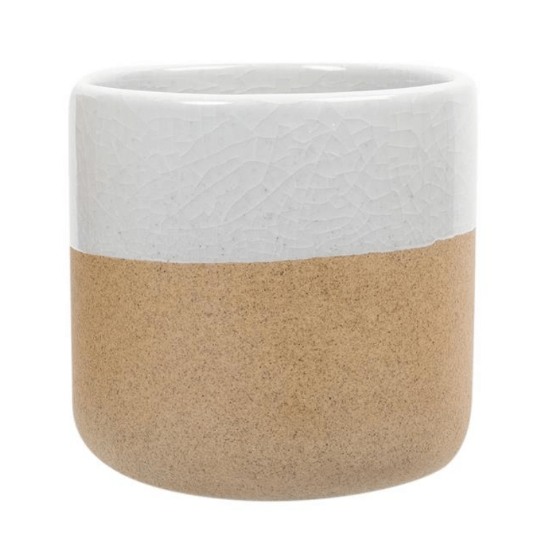 Sand Dip Glaze Planter