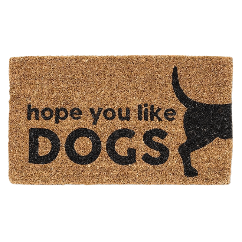 Hope You Like Dogs Door Mat