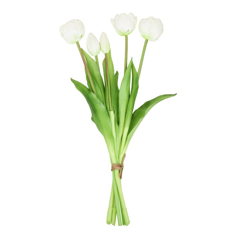 Fresh Touch White Peony Tulip Bundle