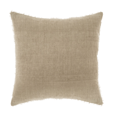 Small Lina Linen Pillow, Sand