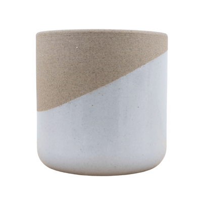 White Dip Glaze Planter