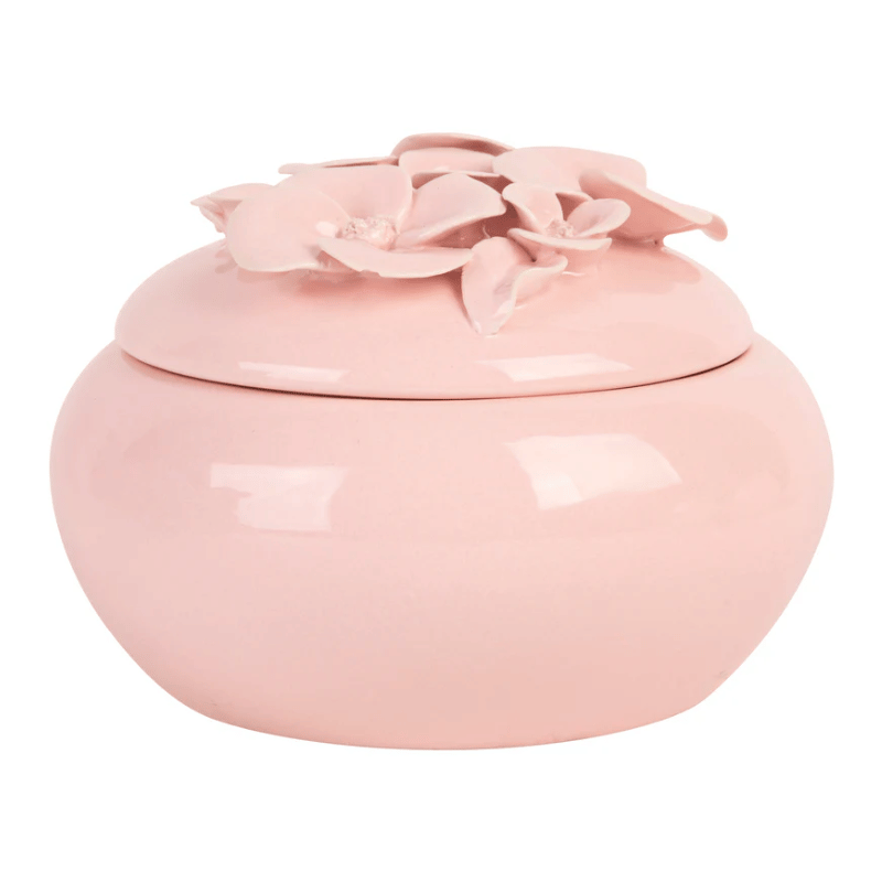 Blush Flower Trinket Box