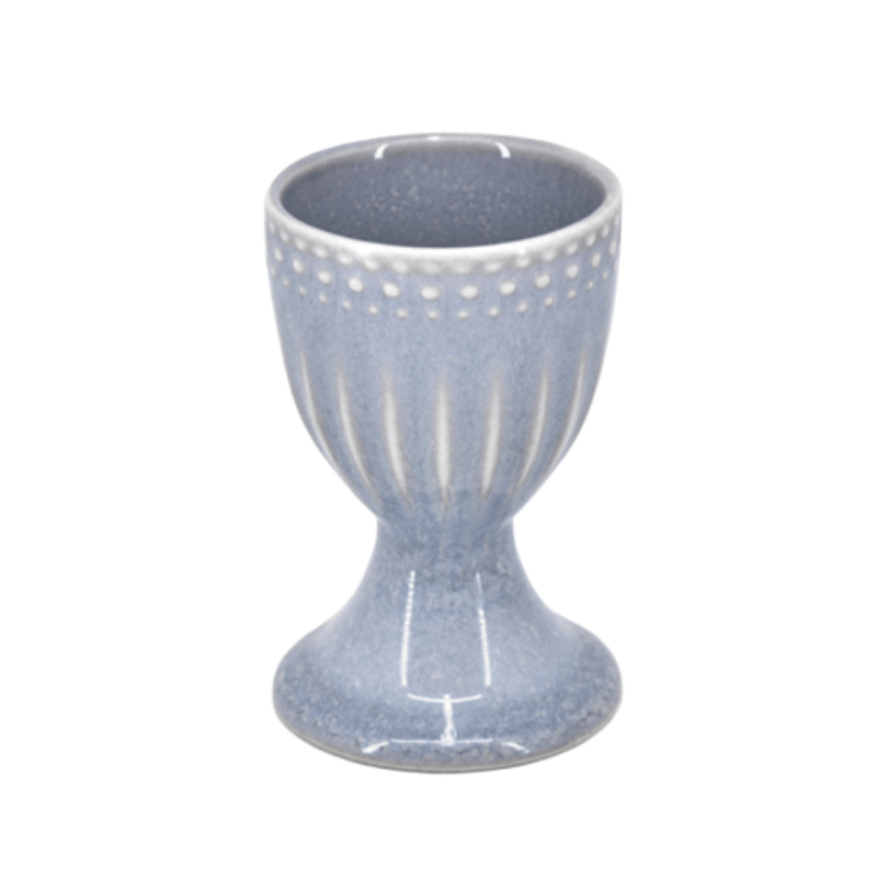 Blue French Lace Egg Cup