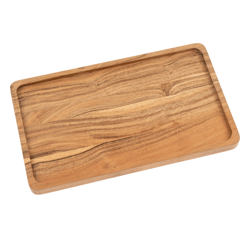 Small Heritage Acacia Rectangular Tray