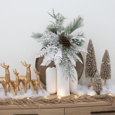 Small Champagne Shimmer Cone Tree