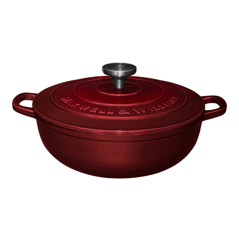 Merlot Cast Iron Casserole Pot