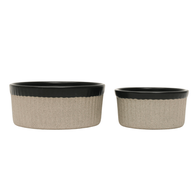 Small Black Artisan Ramekin