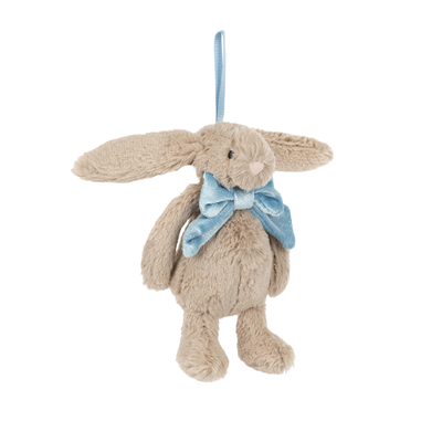 Bashful Beige Bunny Ornament