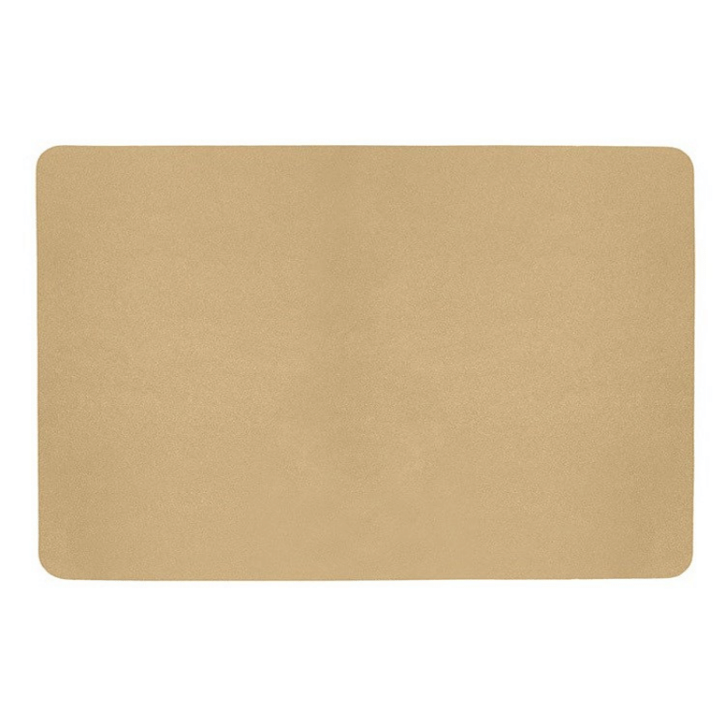 Studio Leather Champagne Rectangle Placemat