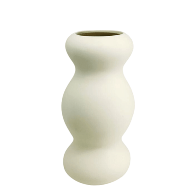 Cream Bubble Vase
