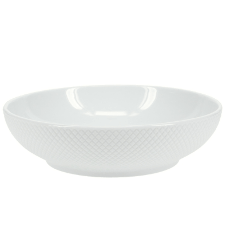 Weave Textured Shallow Bowl