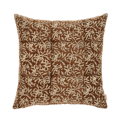 Saffron Block Print Pillow