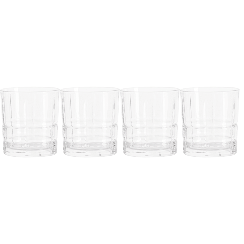 Tide Double Old Fashioned Drinking Glasses - Set of 4
