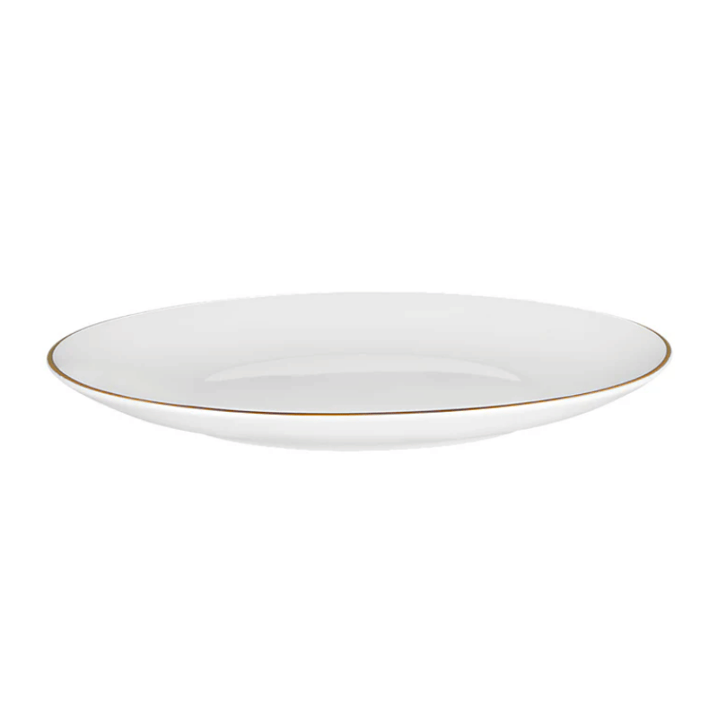 Gold Rim Coupe Salad Plate