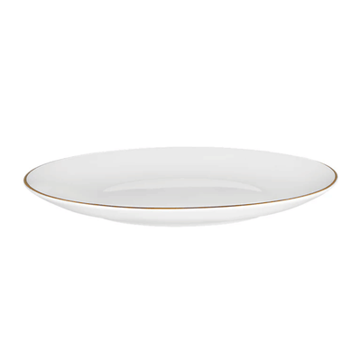 Gold Rim Coupe Salad Plate