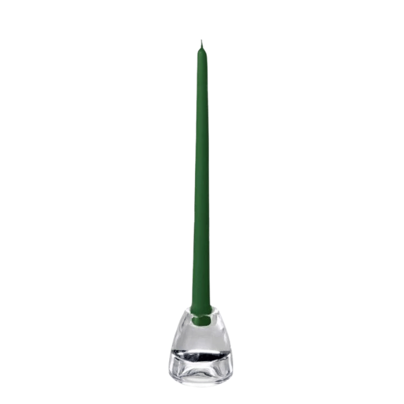 12" Taper Candle, Hunter Green