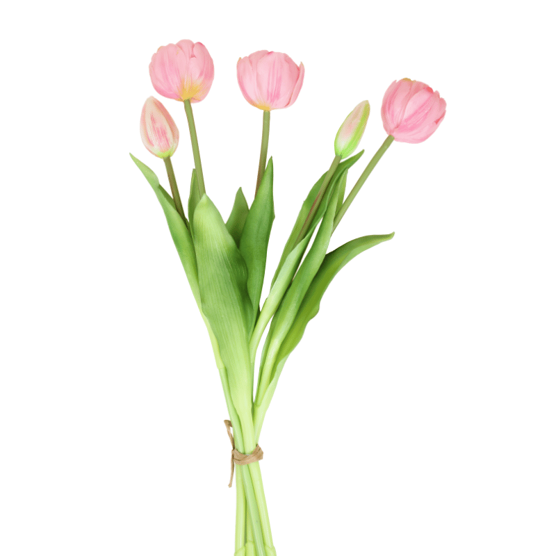 Fresh Touch Pink Peony Tulip Bundle
