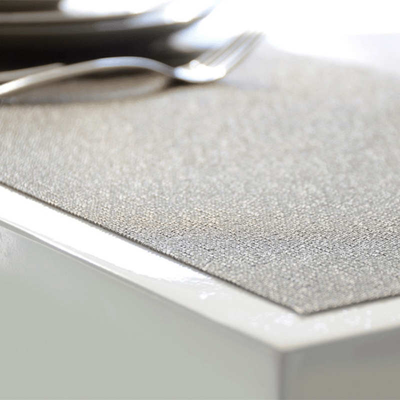 Luxe Shimmer Silver Placemat
