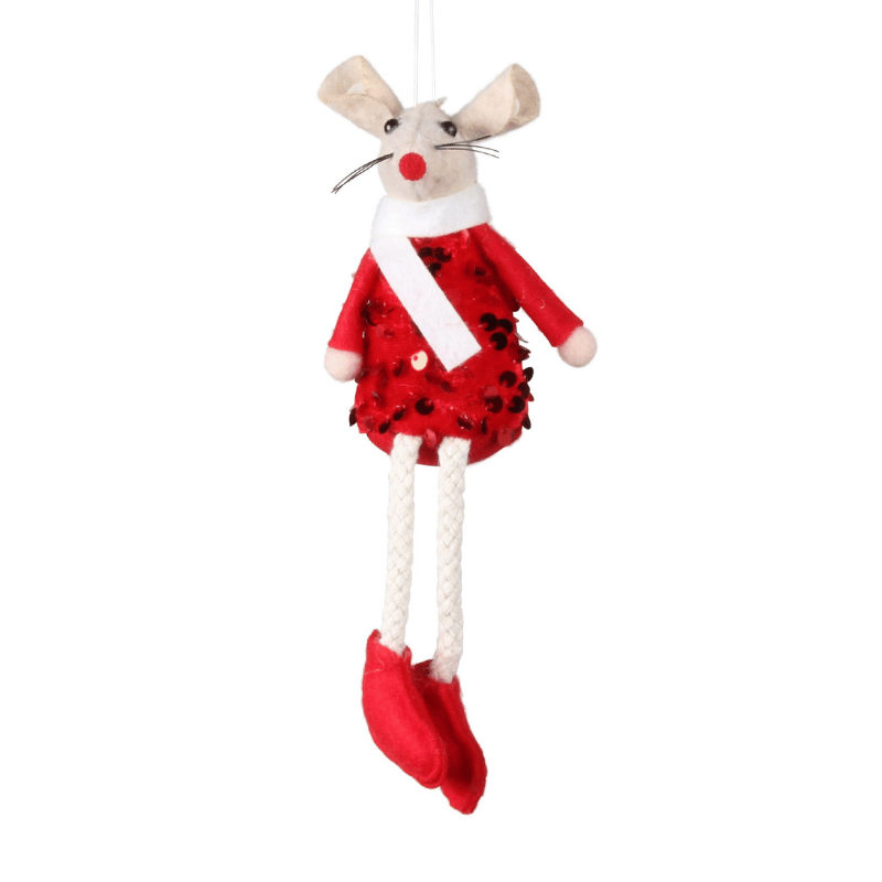 Madeline Mantel Mice Ornament