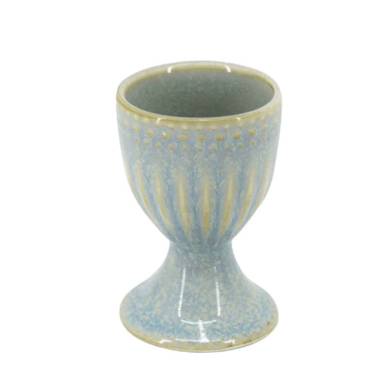 Grey French Lace Egg Cup