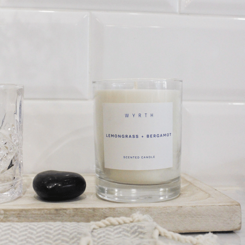 Wyrth Lemongrass and Bergamot Candle