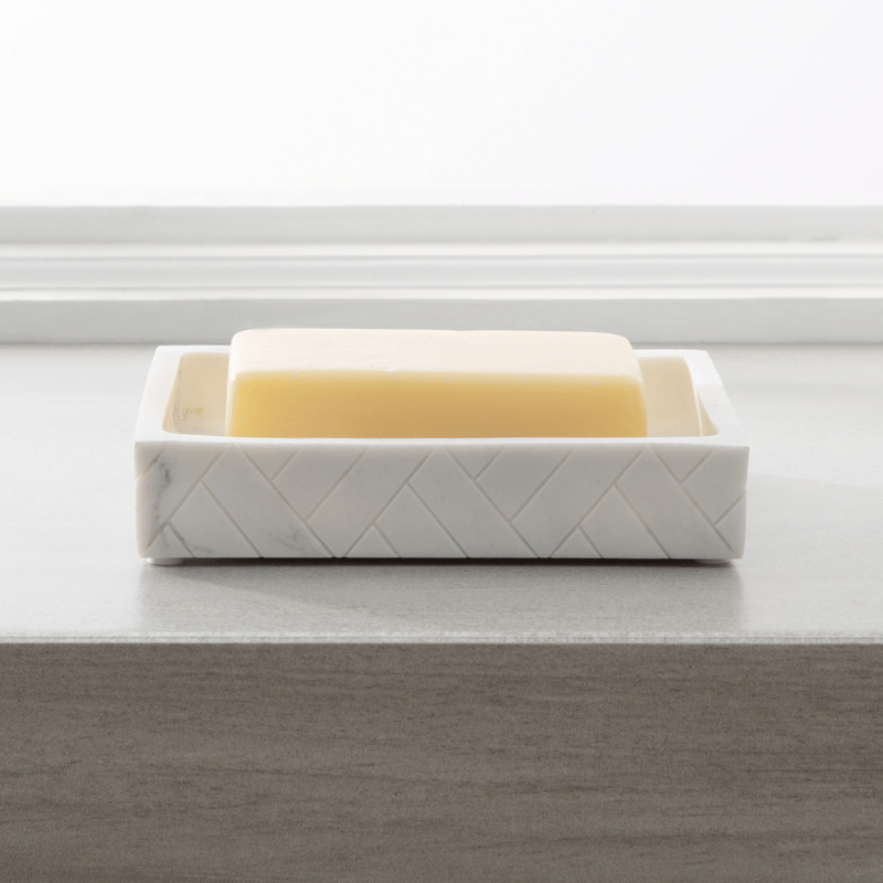 Tripoli Herringbone Soap Dish