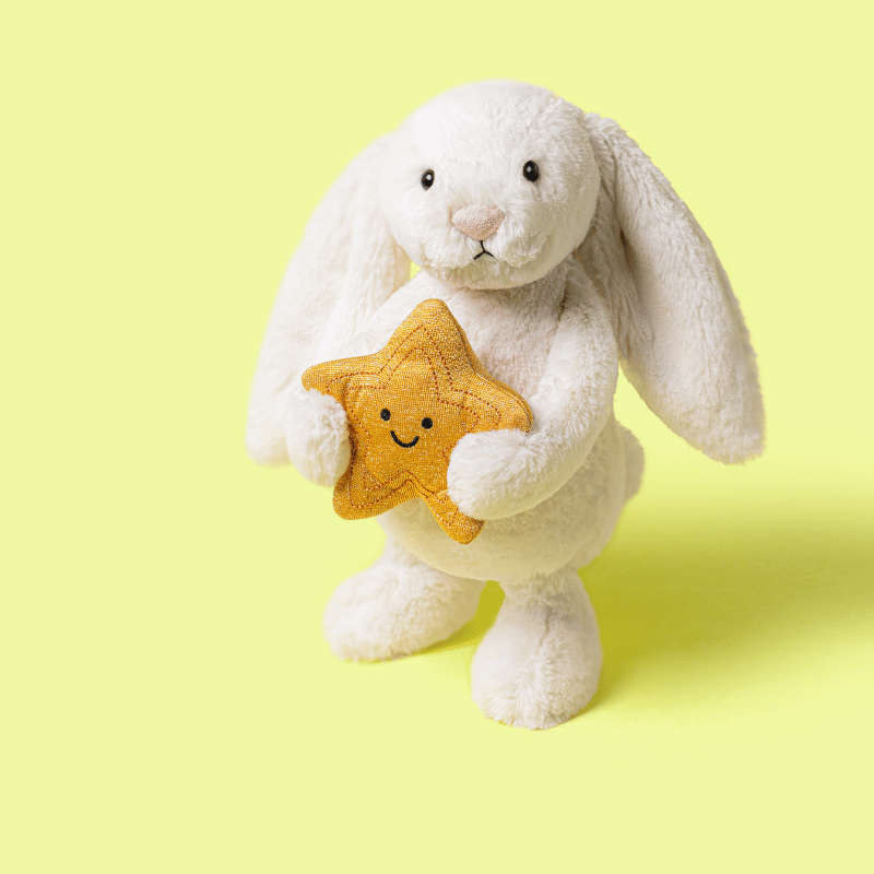Cream Bunny with Star – Wyrth Home