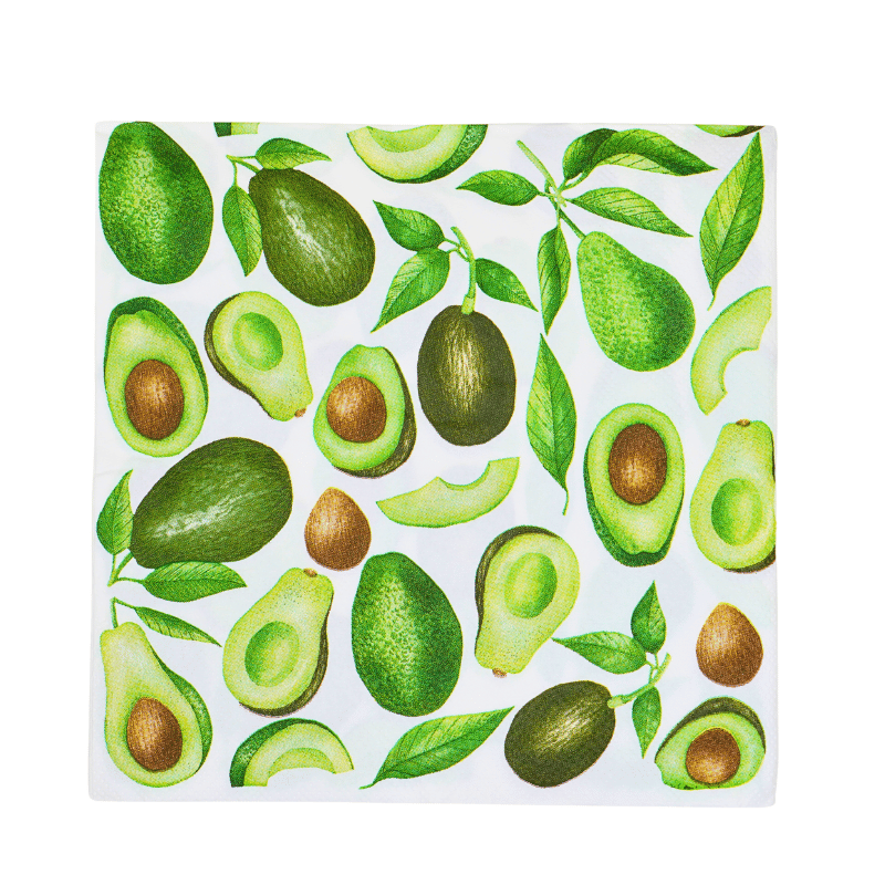 20-PC Avocados Luncheon Napkins