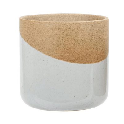 White Dip Glaze Planter