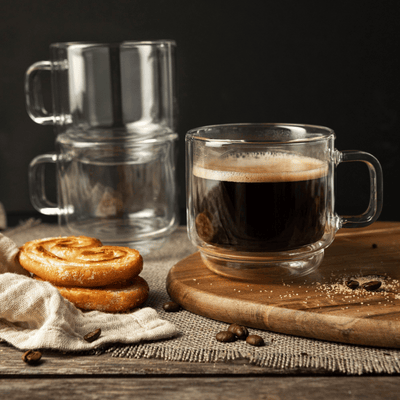 Stack Americano Double Wall Glasses - Set of 2