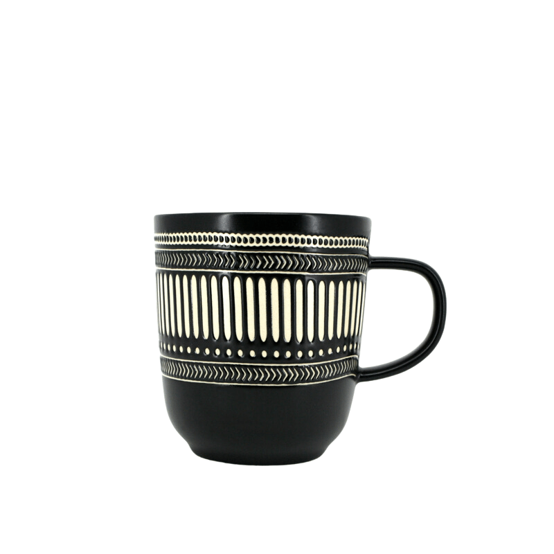 Black Batik Mug